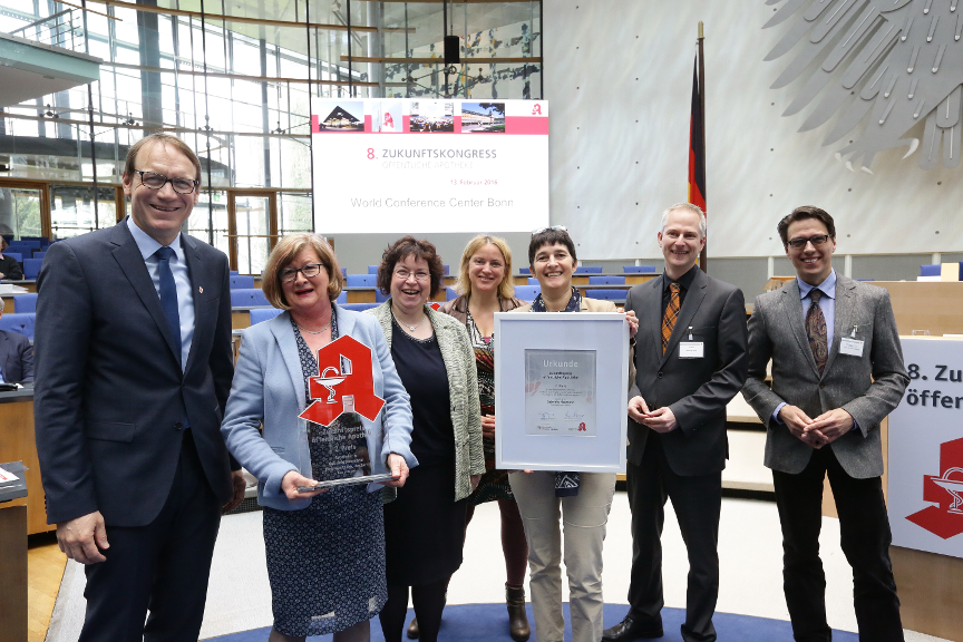 Preisübergabe des Zukunftspreis an die Aachener Learning Community